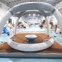inflatable dock tent