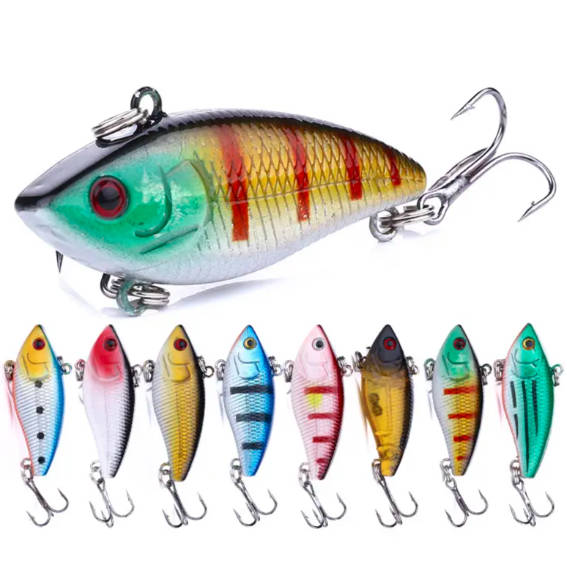 6g Artificial Hard VIB Baits Sinking Vibration Fishing Lures