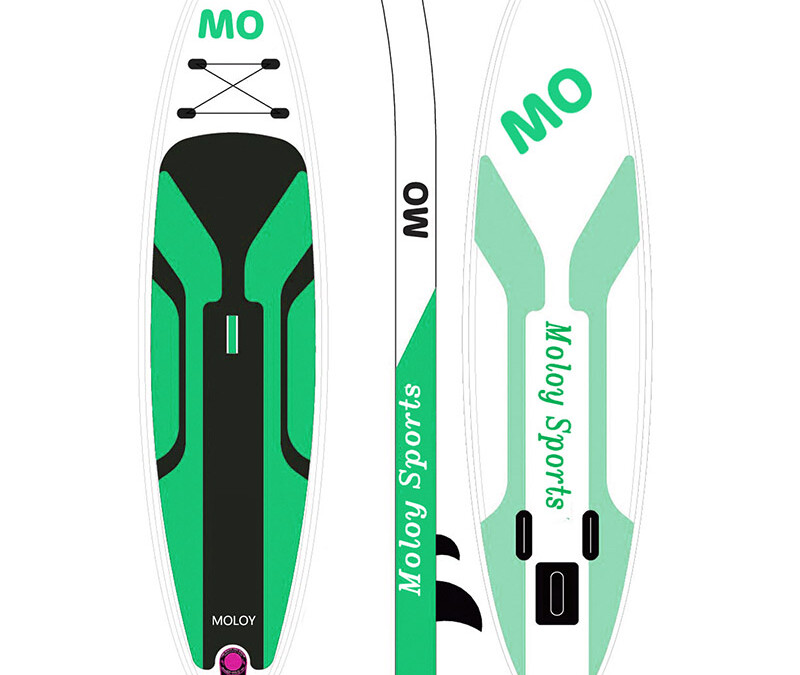 OEM Custom Color Fully Printed Inflatable SUP Fishing Paddle Board