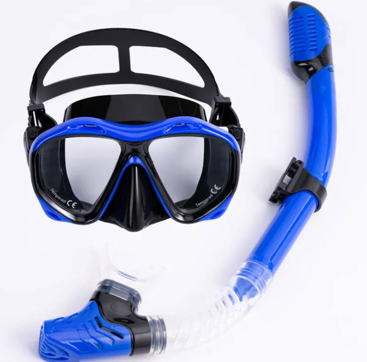 Professional Scuba Diving Equipment Snorkel Goggles Dive Mask Set