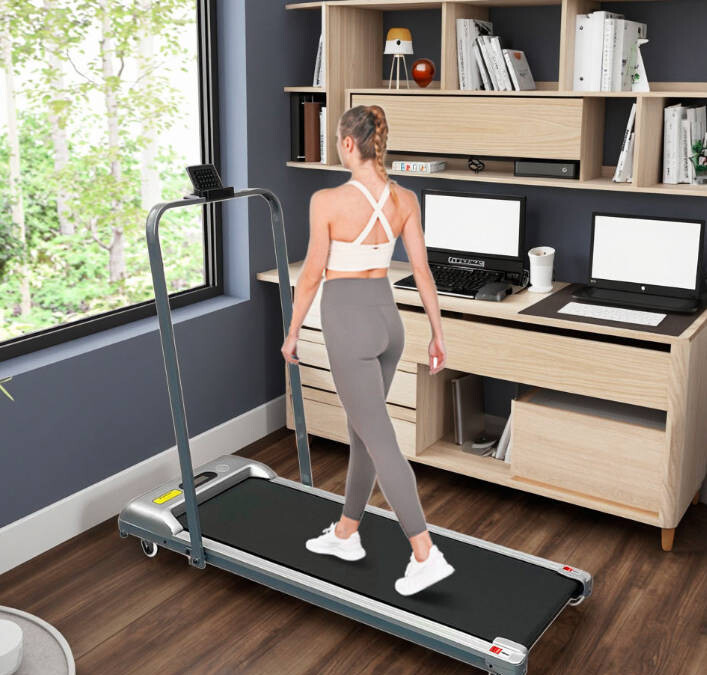 Customized Color Easy Movable Installation Home Use 2 in 1 Walking Pad