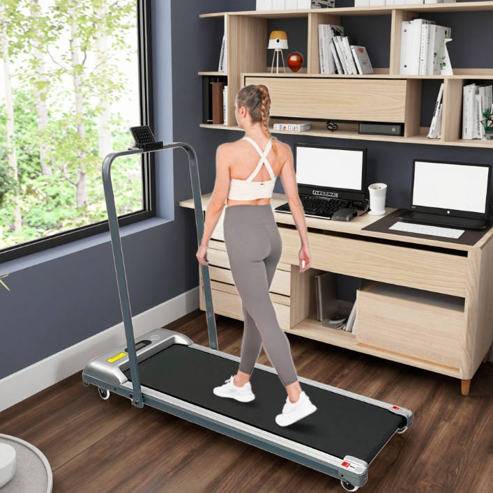 Customized Color Easy Movable Installation Home Use 2 in 1 Walking Pad