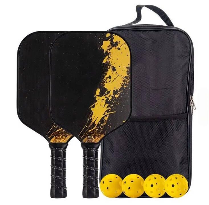 Koolstofvezel T700 18K 3K 16mm Duurzame Honingraat Gat Aangepaste Pickleball Paddle Set