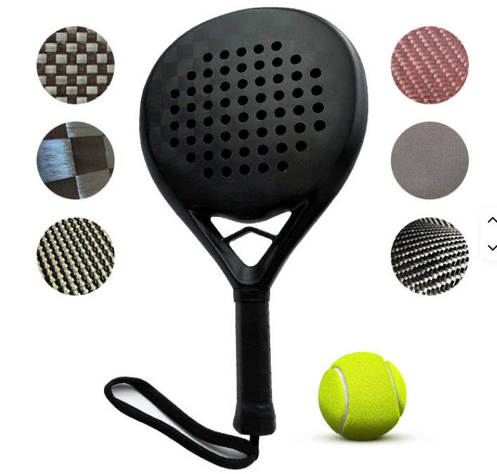 Custom Carbon Fiber Diamond Shape Pala Padel Racket Paddle