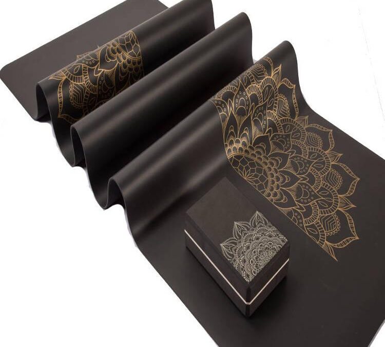 Custom Logo Design Print Eco Friendly Fitness Pu Rubber Yoga Mat