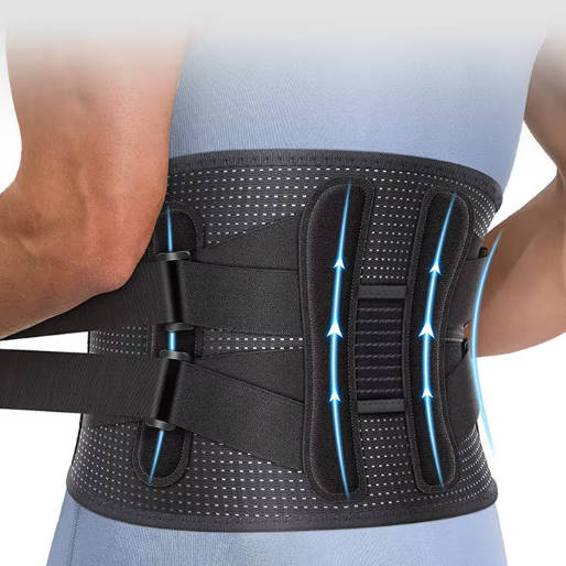 Säädettävä nailoninen vyötärön tukituki hengittävä lanne- ja alaselän tukivyö