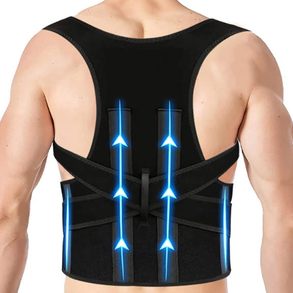 Tehokas korjaava ja mukava muotoilu korjaava selän ryhtiä korjaava liivi