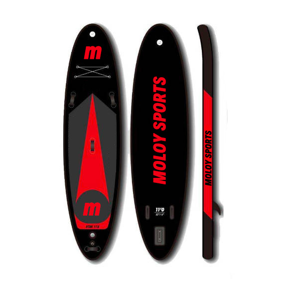 Custom Fusion Drop Stitch Stand-Up ISUP Aufblasbares Paddle-SUP-Board für Yoga