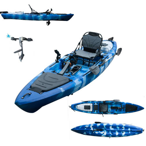 14피트 전문가용 낚시 카약 (1인용 페달 카약 2개)
