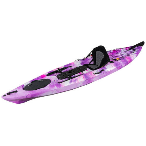 Votre marque de kayak de pêche monoplace avec siège de luxe et équipement de pêche. Trouvez le kayak idéal pour la pêche ! Votre logo, votre marque et votre kayak monoplace avec siège de luxe.