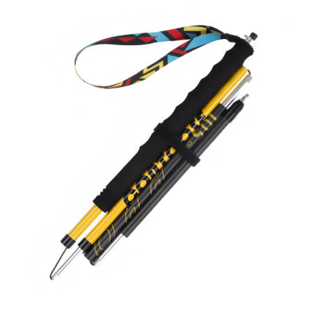 Outdoor 3K Carbonfaser Faltbarer Trekkingstock mit EVA-Griff für Wandern und Laufen1 (1)