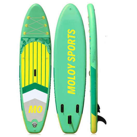 Op maat gemaakt opblaasbaar surfboard met logo, OEM stand-up paddleboard surfen