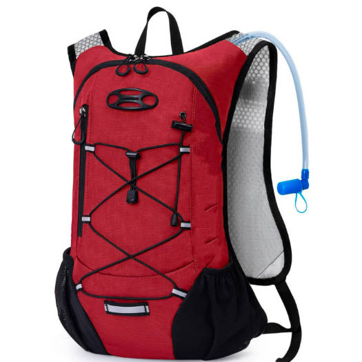 Mochila de hidratación ligera Rave para hombre y mujer, ideal para ciclismo y senderismo.
