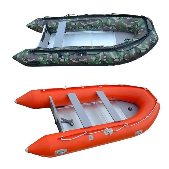 Customizable 4 10 Person PVC Inflatable Boat with Outboard Motor Fishing Pontoon Boats 1