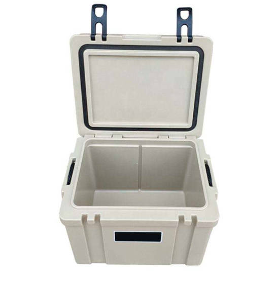 Custom Logo Outdoor Rotomolded Insulated Mini Retro Plastic Portable Ice Hard Cooler Box 2
