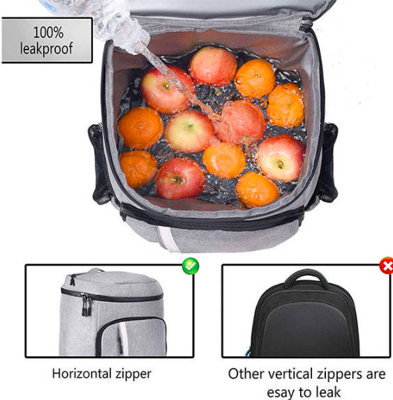 Insulated Waterproof Backpack Cooler Bag Soft Beach Cooler Backpack Picnics Bag 3