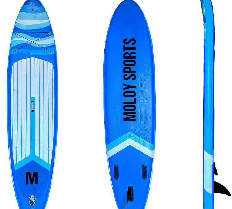 Tabla de surf inflable de doble capa con logotipo personalizado, tabla de paddle surf inflable para promoción de regalos de Navidad