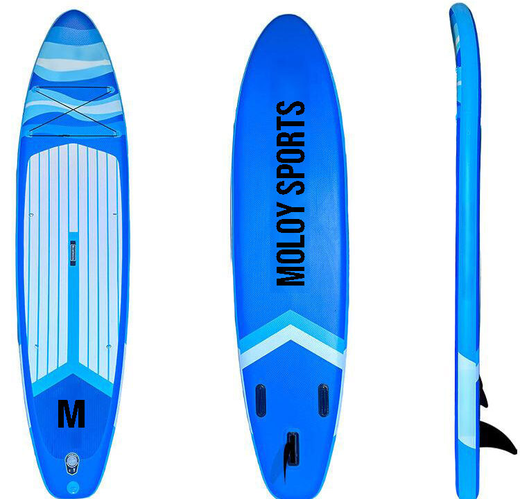 Tabla de surf inflable de doble capa con logotipo personalizado, tabla de paddle surf inflable para promoción de regalos de Navidad