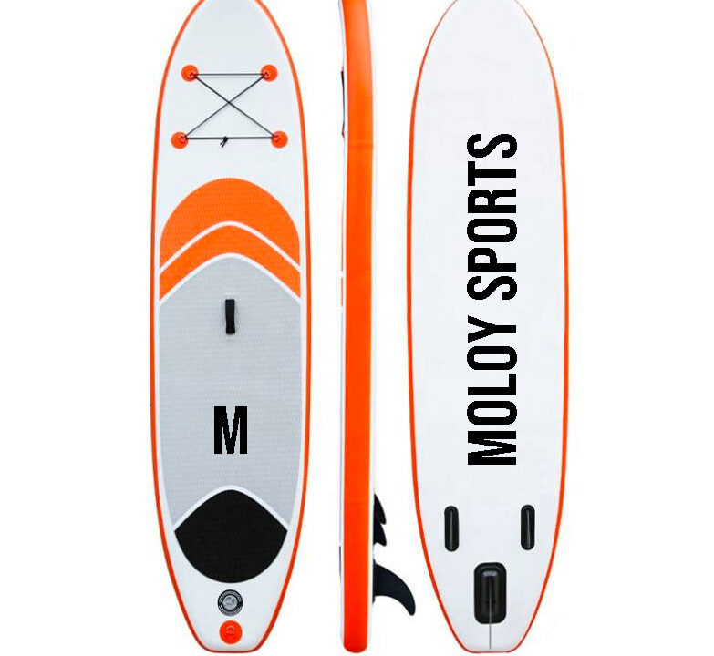 Opblaasbaar surfboard voor beginners, staand paddleboard, aanpasbaar logo